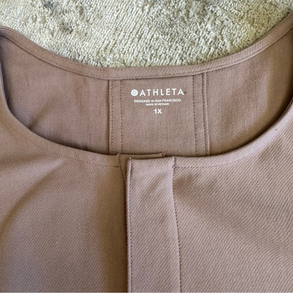 NWT Athleta Farallon Romper 1X Latte Mocha - Picture 11 of 13